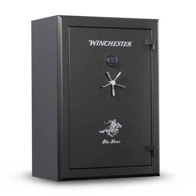Image showing 9 th Winchester Safes 46 Long Gun/8 Pistol Pockets, 90-minute Fire Protection & UL Listed Electronic Lock, Features GunStiXX, Slate