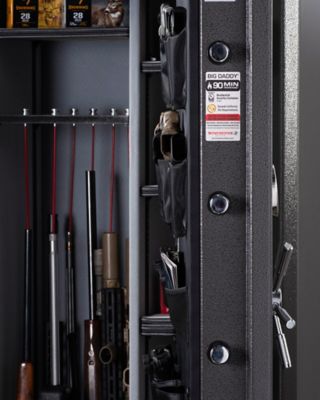 Image showing  70 Long Gun/8 Handgun 47.2 cu. ft. Electronic Gun Safe, 90 Minute Fire Rating, UL Listed, Slate
