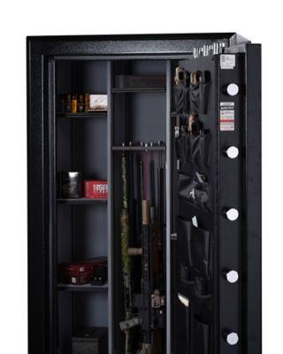 Image showing  60 Long Gun/8 Handgun 52.5 cu. ft. Electronic Lock Gun Safe, 2.5 Hour Fire Rating, UL Listed, Black