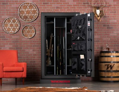 Image showing 7 th Winchester Safes 60 Long Gun/8 Handgun 52.5 cu. ft. UL Listed Electronic Gun Safe, 2.5 Hour Fire Rating, Slate