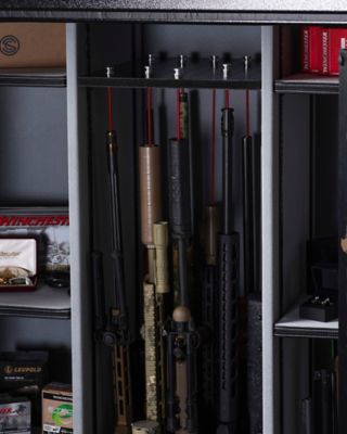 Image showing 8 th Winchester Safes 65 Long Gun/8 Handgun 62.5 cu. ft. Electronic Lock Gun Safe, 2.5 Hour Fire Rating, UL Listed, Black