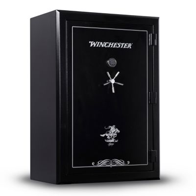 Image showing 9 th Winchester Safes 65 Long Gun/8 Handgun 62.5 cu. ft. Electronic Lock Gun Safe, 2.5 Hour Fire Rating, UL Listed, Black