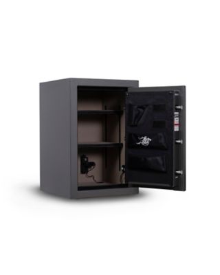 Image showing  Home 7 Ul Listed Electronic Lock Home & Office Safe, 1 Pistol And 4 Storage Pockets, 45 Min. Fire Rating, Slate