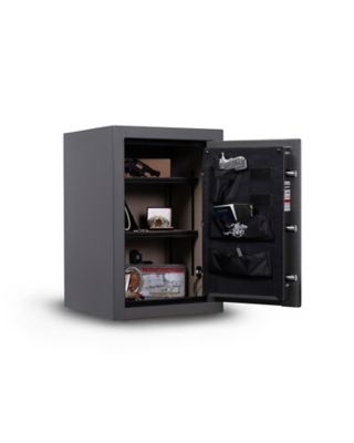 Image showing  Home 7 Ul Listed Electronic Lock Home & Office Safe, 1 Pistol And 4 Storage Pockets, 45 Min. Fire Rating, Slate