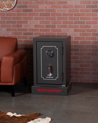 Image showing  Home 7 Ul Listed Electronic Lock Home & Office Safe, 1 Pistol And 4 Storage Pockets, 45 Min. Fire Rating, Slate