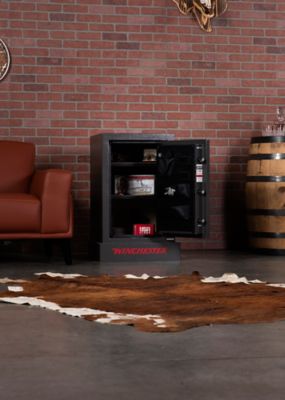 Image showing  Home 7 Ul Listed Electronic Lock Home & Office Safe, 1 Pistol And 4 Storage Pockets, 45 Min. Fire Rating, Slate