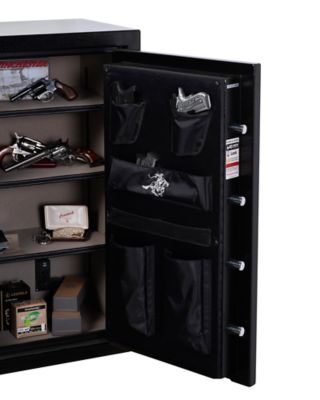 Image showing  Home 12 Ul Listed Electronic Lock Home & Office Safe, 2 Pistol and 4 Storage Pockets, 45 Min Fire Rating, Black
