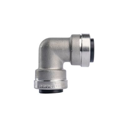 QuickFitting 1/2 in. Push-to-Connect Stainless Steel 90-Degree Elbow Fitting