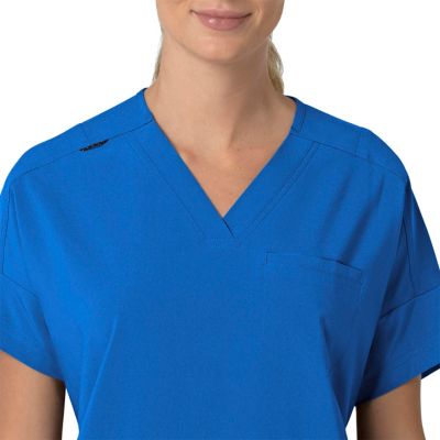 Image showing  Women's Force Cross-Flex Oversized V-Neck Scrub Top