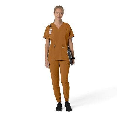 Image showing  Women's Force Cross-Flex Oversized V-Neck Scrub Top
