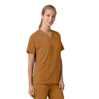 Image showing  Women's Force Cross-Flex Oversized V-Neck Scrub Top