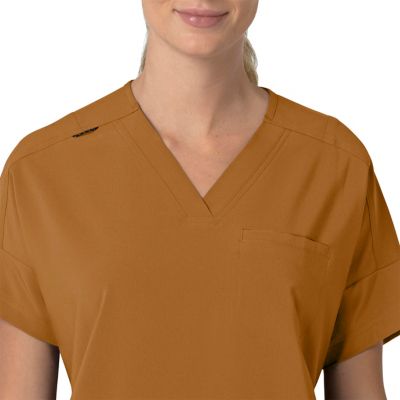 Image showing  Women's Force Cross-Flex Oversized V-Neck Scrub Top