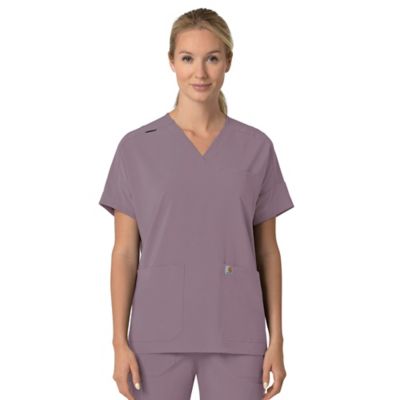 Carhartt Women's Force Cross-Flex Oversized V-Neck Scrub Top
