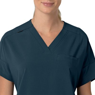 Image showing  Women's Force Cross-Flex Oversized V-Neck Scrub Top