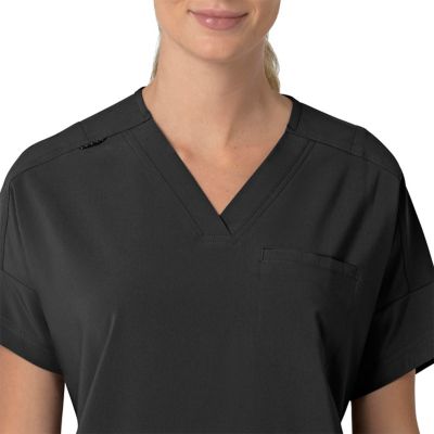 Image showing  Women's Force Cross-Flex Oversized V-Neck Scrub Top