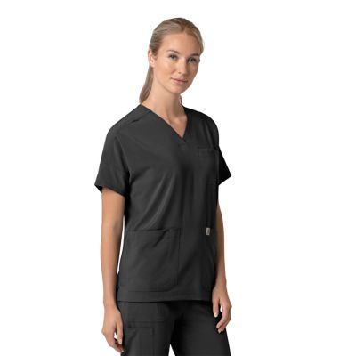 Image showing  Women's Force Cross-Flex Oversized V-Neck Scrub Top
