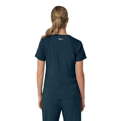 Image showing 1 th Carhartt Women's Force Cross-Flex Flex Panel V-Neck Scrub Top