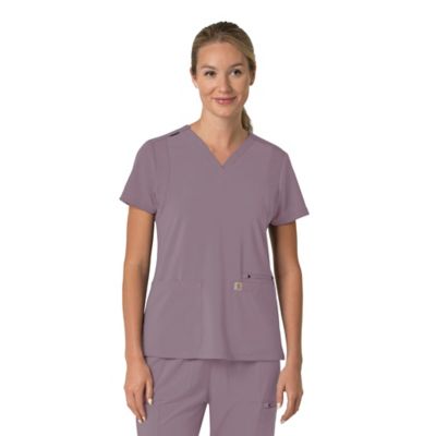 Image showing  Women's Force Cross-Flex Flex Panel V-Neck Scrub Top