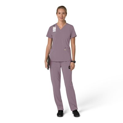 Image showing  Women's Force Cross-Flex Flex Panel V-Neck Scrub Top