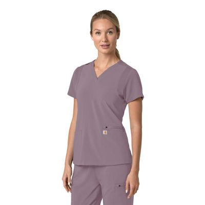 Image showing  Women's Force Cross-Flex Flex Panel V-Neck Scrub Top