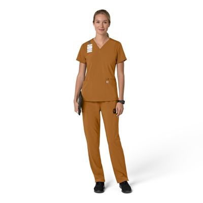 Image showing  Women's Force Cross-Flex Flex Panel V-Neck Scrub Top