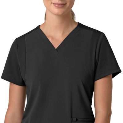 Image showing  Women's Force Cross-Flex Flex Panel V-Neck Scrub Top