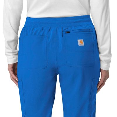 Image showing 5 th Carhartt Women's Force Cross-Flex Cargo Jogger Scrub Pant