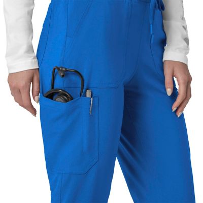 Image showing 7 th Carhartt Women's Force Cross-Flex Cargo Jogger Scrub Pant
