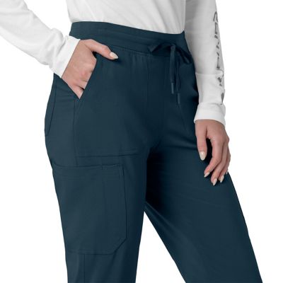 Image showing 6 th Carhartt Women's Force Cross-Flex Cargo Jogger Scrub Pant