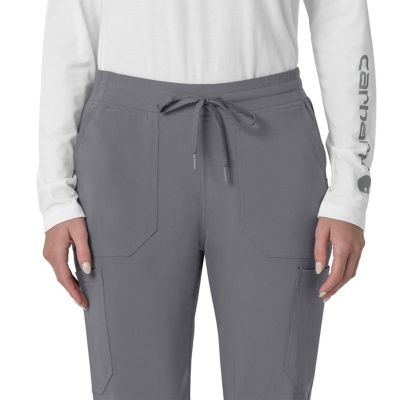Image showing 4 th Carhartt Women's Force Cross-Flex Cargo Jogger Scrub Pant