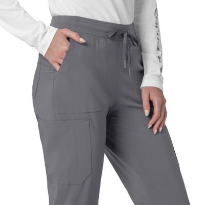 Image showing 6 th Carhartt Women's Force Cross-Flex Cargo Jogger Scrub Pant