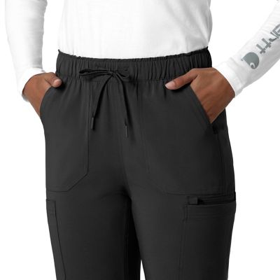 Image showing 6 th Carhartt Women's Force Cross-Flex Straight Leg Cargo Scrub Pant