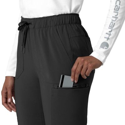 Image showing 8 th Carhartt Women's Force Cross-Flex Straight Leg Cargo Scrub Pant