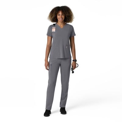 Image showing 2 th Carhartt Women's Force Cross-Flex Straight Leg Cargo Scrub Pant