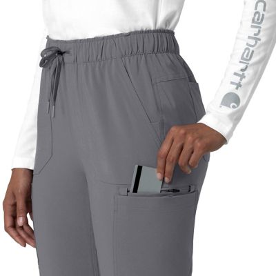 Image showing 8 th Carhartt Women's Force Cross-Flex Straight Leg Cargo Scrub Pant