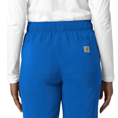 Image showing 7 th Carhartt Women's Force Cross-Flex Straight Leg Cargo Scrub Pant