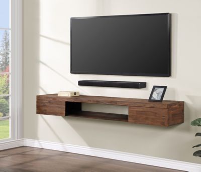 northbeam 71 in. Distressed Floating Media Console / TV Stand