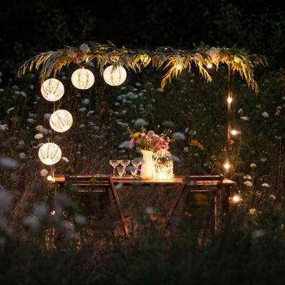 Image showing  Indoor-Outdoor Table Frame for String Lights and Decor