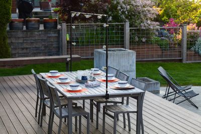 Image showing 5 th Allsop Home & Garden Indoor-Outdoor Table Frame for String Lights and Decor