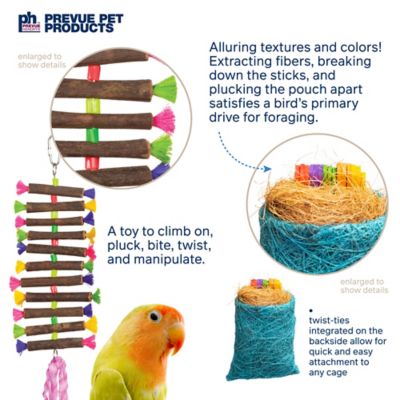 Image showing 6 th Prevue Pet Products Birdie Basics Bird Toy Bundle Kit 63006