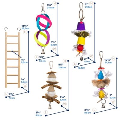 Image showing  Bells & Bites Bird Toy Bundle 63007