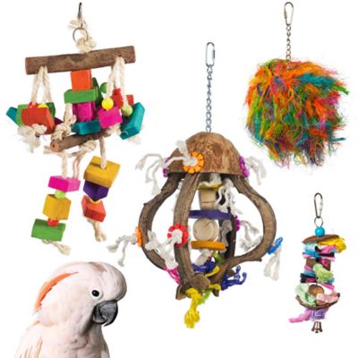 Prevue Pet Products Big Birds and Parrots Toy Bundle 63008