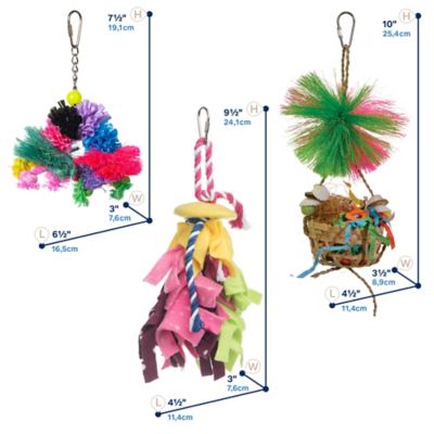Image showing  Preen & Pacify Bird Toy Bundle 63010