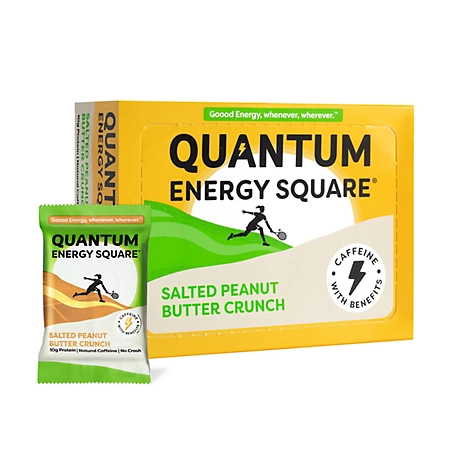 Quantum Energy Squares Salted Peanut Butter Crunch, 8 pk.
