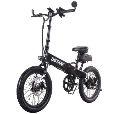 GOTRAX F1V2 Folding Electric Bike, Black