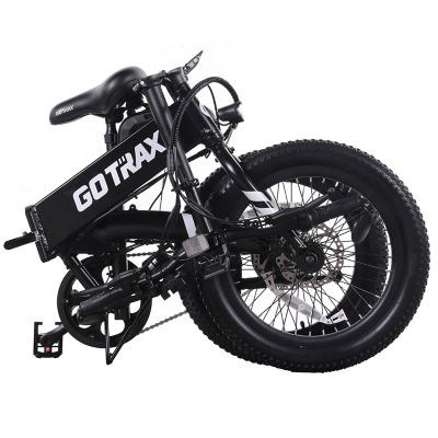 Image showing 6 th GOTRAX F1V2 Folding Electric Bike, Black
