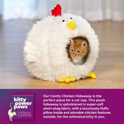Image showing  Comfy Monster or Chicken Cat and Dog Hideaway Pet Bed 7604