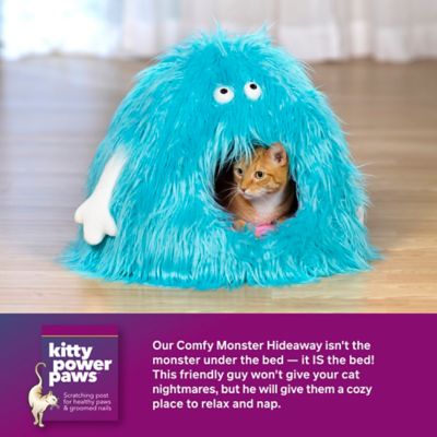 Image showing  Comfy Monster or Chicken Cat and Dog Hideaway Pet Bed 7604