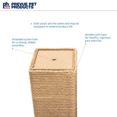 Image showing  Gemini Tall Square Scratching Post