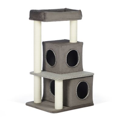 Prevue Pet Products Mod Lounge Cat Tree with Hideaways and Scratching Posts 7330